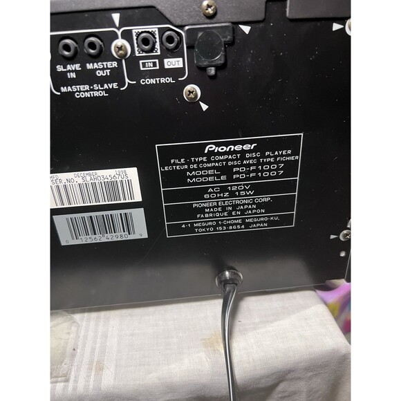 Pioneer PD-F1007 301 Disc CD Changer Player - Tested & Working - No Remote - Picture 7 of 7